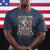 American Patriotic T Shirt I'm 1776% Sure No One Will Be Taking My Guns US Flag Rifles - Wonder Print Shop