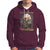 American Patriotic Hoodie One Nation Under God Christian Cross Bald Eagle - Wonder Print Shop