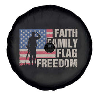 American Patriotic Spare Tire Cover Faith Family Flag Freedom US Flag Patriot