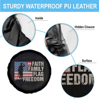American Patriotic Spare Tire Cover Faith Family Flag Freedom US Flag Patriot