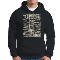 American Patriotic Hoodie Today Id Give My Life To Protect My Family From What This Country Has Become - Wonder Print Shop