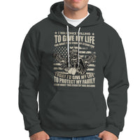 American Patriotic Hoodie Today Id Give My Life To Protect My Family From What This Country Has Become - Wonder Print Shop