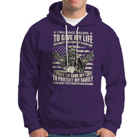 American Patriotic Hoodie Today Id Give My Life To Protect My Family From What This Country Has Become - Wonder Print Shop