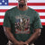 American Patriotic T Shirt Brotherhood No One Gets Left Behind US Flag Soldiers - Wonder Print Shop