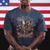American Patriotic T Shirt Brotherhood No One Gets Left Behind US Flag Soldiers - Wonder Print Shop