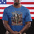 American Patriotic T Shirt Brotherhood No One Gets Left Behind US Flag Soldiers - Wonder Print Shop