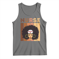 Black Nurse Tank Top Magic Afro Melanin RN Woman
