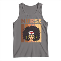 Black Nurse Tank Top Magic Afro Melanin RN Woman