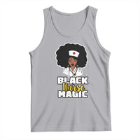 Black Nurse Magic Tank Top Afro Melanin RN Nursing Woman