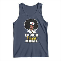 Black Nurse Magic Tank Top Afro Melanin RN Nursing Woman