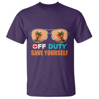 Funny Nurse T Shirt Funny Nurse Off Duty Save Yourself Vacation Mode On Nurse - Wonder Print Shop