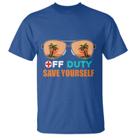 Funny Nurse T Shirt Funny Nurse Off Duty Save Yourself Vacation Mode On Nurse - Wonder Print Shop