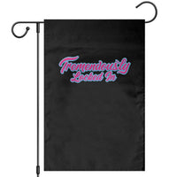 Tremendously Locked In Garden Flag Retro Motivational Quote - Wonder Print Shop