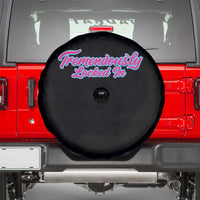 Tremendously Locked In Spare Tire Cover Retro Motivational Quote - Wonder Print Shop
