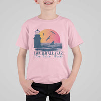 Funny Shark Lover Week T Shirt For Kid I Waited All Year For This Week - Wonder Print Shop