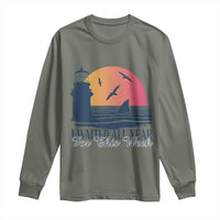 Funny Shark Lover Week Long Sleeve Shirt I Waited All Year For This Week - Wonder Print Shop