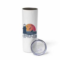 Funny Shark Lover Week Skinny Tumbler I Waited All Year For This Week - Wonder Print Shop