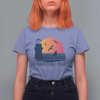 Funny Shark Lover Week T Shirt For Women I Waited All Year For This Week - Wonder Print Shop