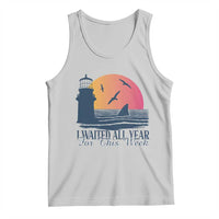 Funny Shark Lover Week Tank Top I Waited All Year For This Week - Wonder Print Shop