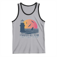 Funny Shark Lover Week Tank Top I Waited All Year For This Week - Wonder Print Shop