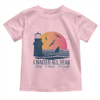 Funny Shark Lover Week Toddler T Shirt I Waited All Year For This Week - Wonder Print Shop