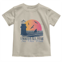Funny Shark Lover Week Toddler T Shirt I Waited All Year For This Week - Wonder Print Shop