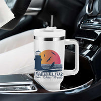 Funny Shark Lover Week Tumbler With Handle I Waited All Year For This Week - Wonder Print Shop