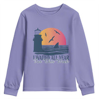 Funny Shark Lover Week Youth Sweatshirt I Waited All Year For This Week - Wonder Print Shop