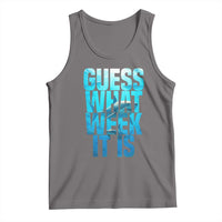 Funny Shark Lover Week Tank Top Guess What Week It Is Blue Ocean - Wonder Print Shop