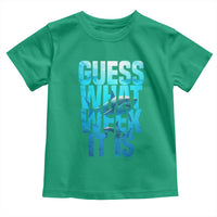 Funny Shark Lover Week Toddler T Shirt Guess What Week It Is Blue Ocean - Wonder Print Shop