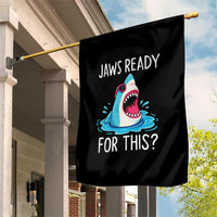 Funny Shark Lover Garden Flag Are Jaw Ready For This Ocean Wildlife - Wonder Print Shop