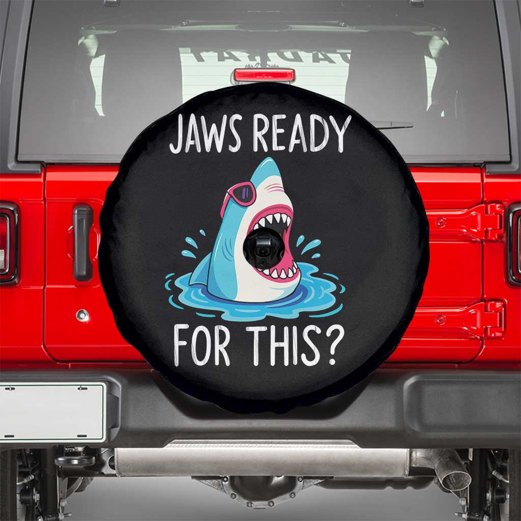 Funny Shark Lover Spare Tire Cover Are Jaw Ready For This Ocean Wildlife - Wonder Print Shop