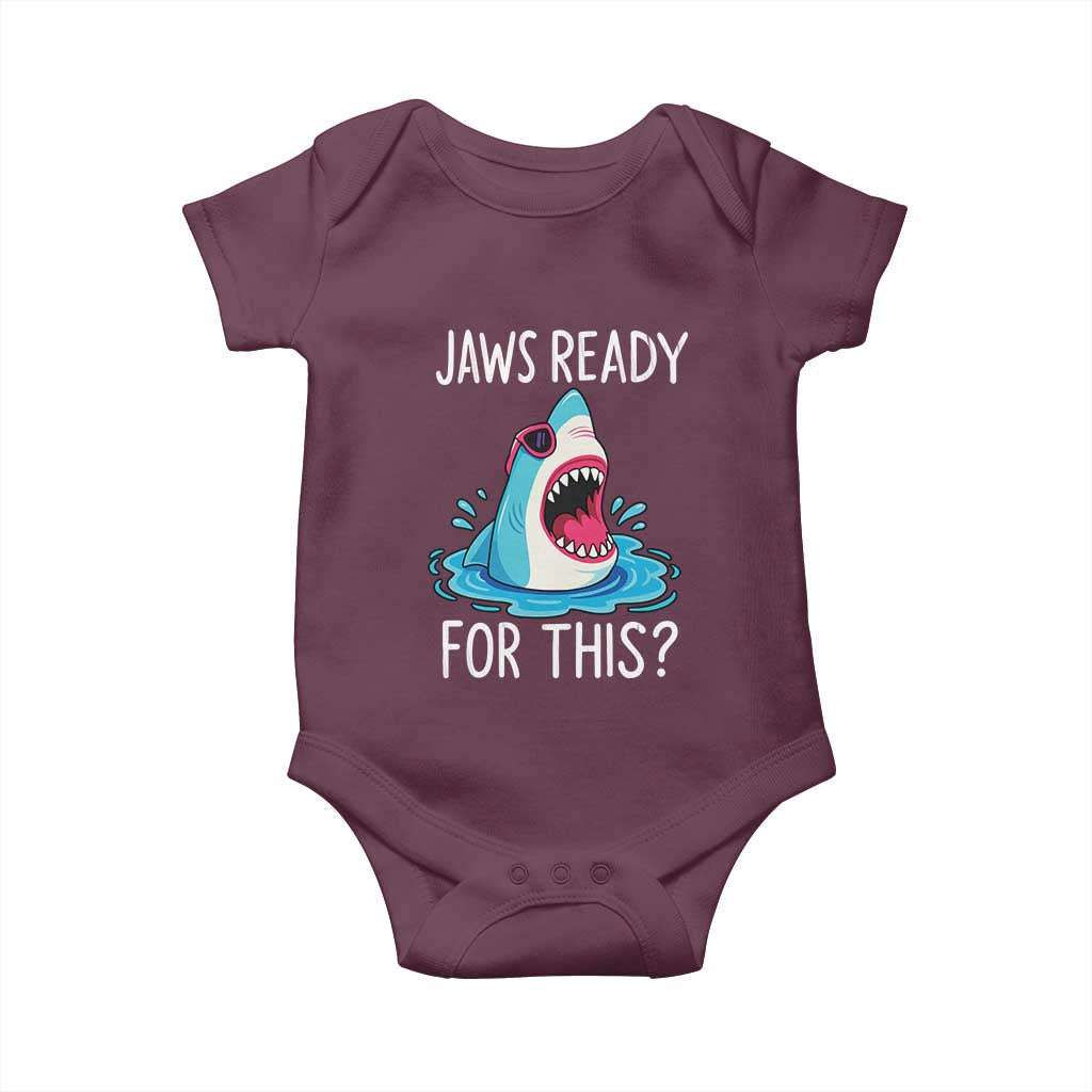Funny Shark Lover Baby Onesie Are Jaw Ready For This Ocean Wildlife - Wonder Print Shop