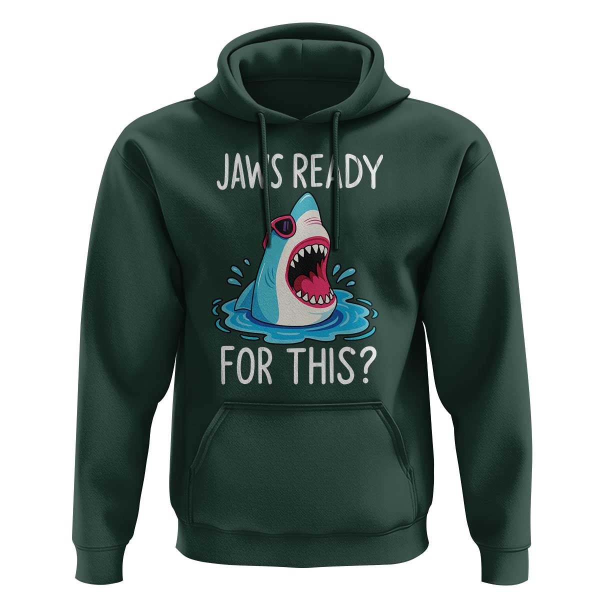 Funny Shark Lover Hoodie Are Jaw Ready For This Ocean Wildlife - Wonder Print Shop