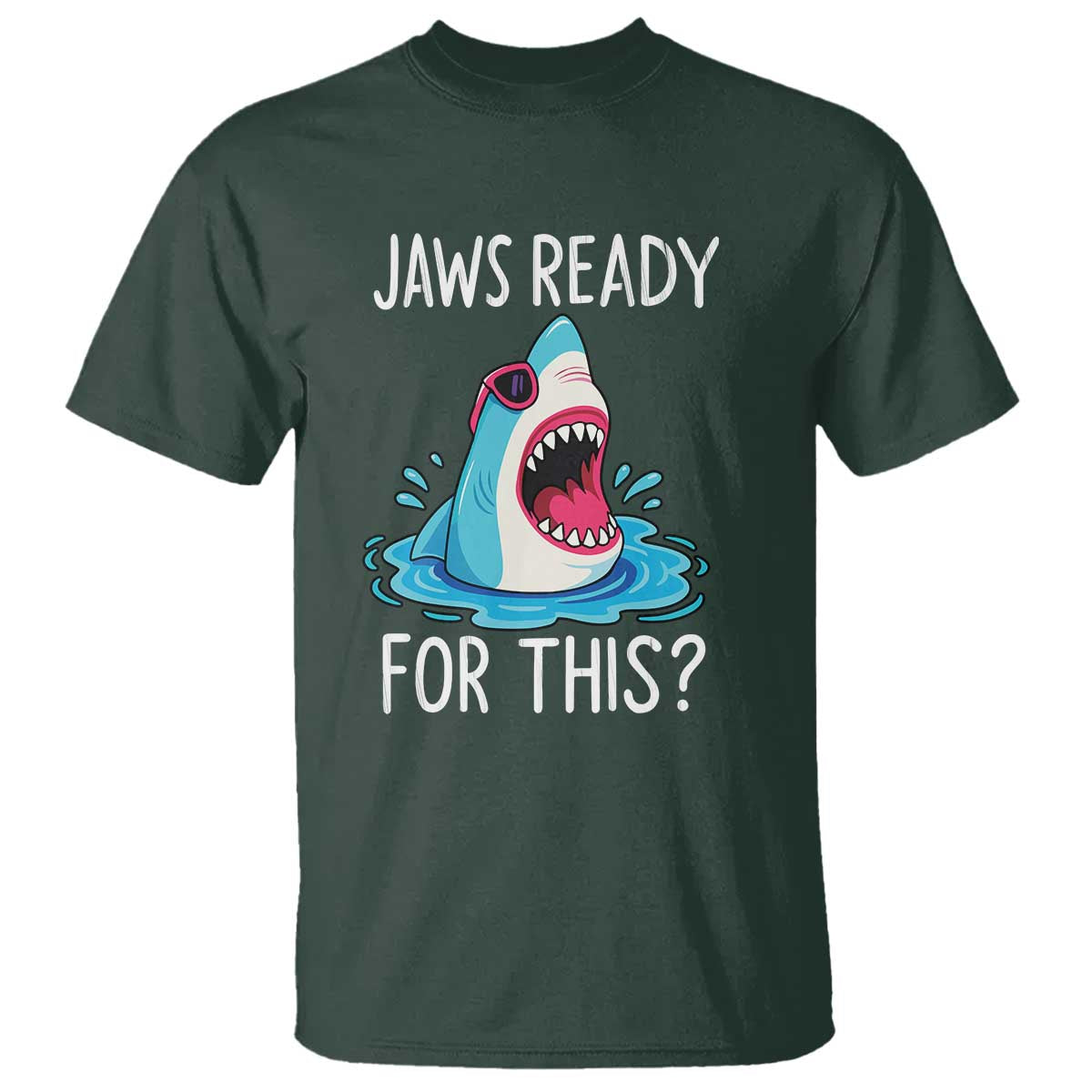 Funny Shark Lover T Shirt Are Jaw Ready For This Ocean Wildlife - Wonder Print Shop