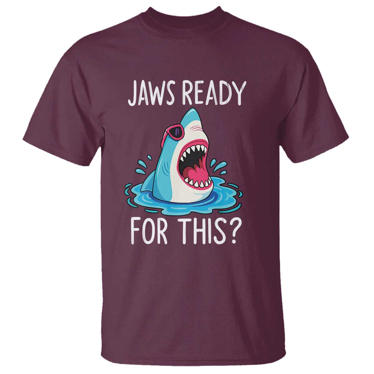 Funny Shark Lover T Shirt Are Jaw Ready For This Ocean Wildlife - Wonder Print Shop