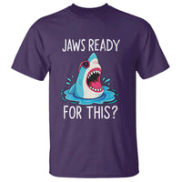 Funny Shark Lover T Shirt Are Jaw Ready For This Ocean Wildlife - Wonder Print Shop