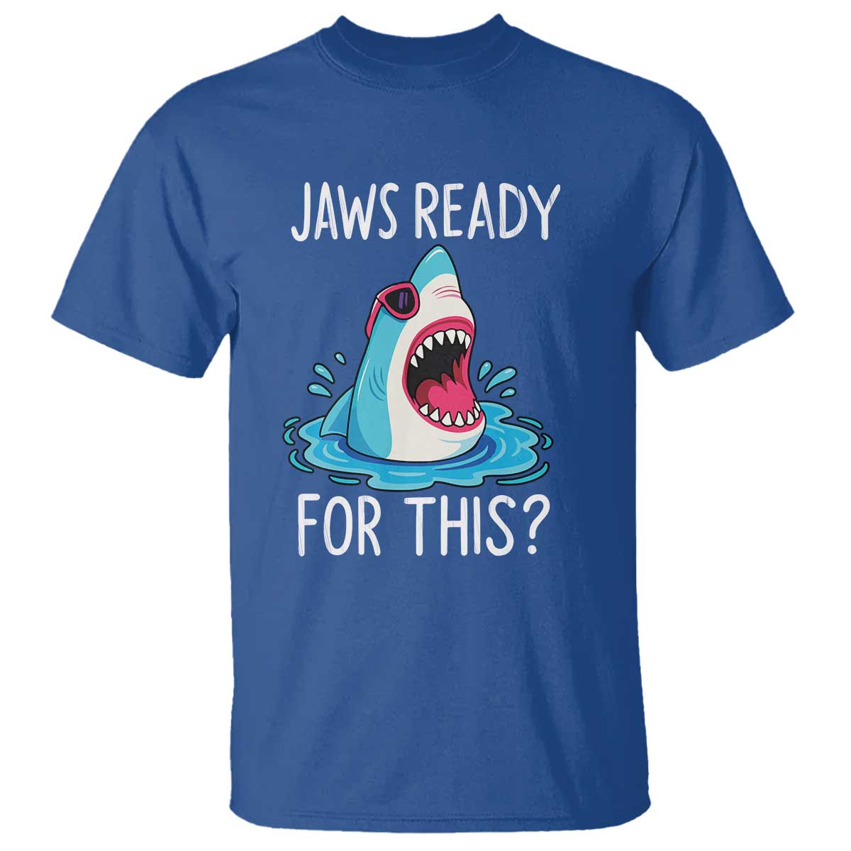 Funny Shark Lover T Shirt Are Jaw Ready For This Ocean Wildlife - Wonder Print Shop