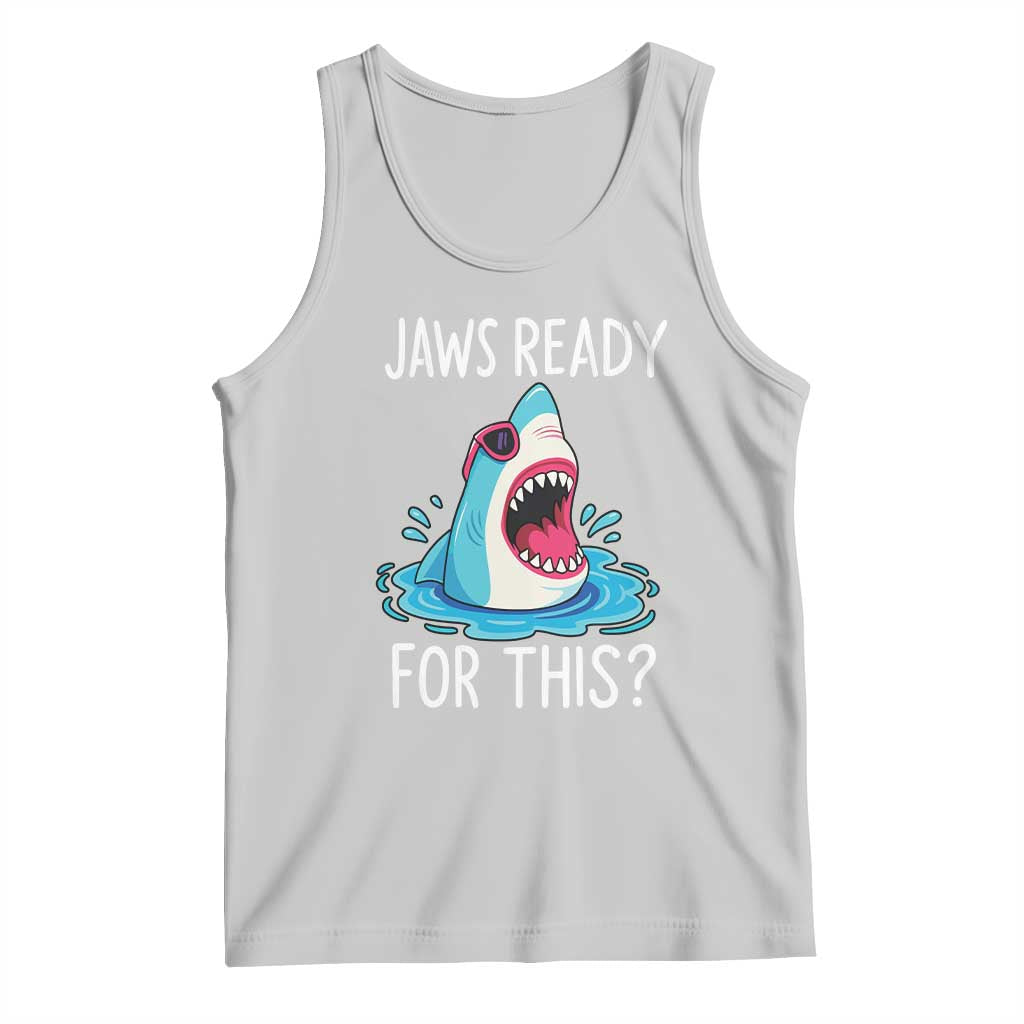 Funny Shark Lover Tank Top Are Jaw Ready For This Ocean Wildlife - Wonder Print Shop
