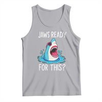 Funny Shark Lover Tank Top Are Jaw Ready For This Ocean Wildlife - Wonder Print Shop