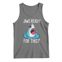Funny Shark Lover Tank Top Are Jaw Ready For This Ocean Wildlife - Wonder Print Shop