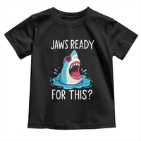 Funny Shark Lover Toddler T Shirt Are Jaw Ready For This Ocean Wildlife - Wonder Print Shop