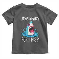 Funny Shark Lover Toddler T Shirt Are Jaw Ready For This Ocean Wildlife - Wonder Print Shop