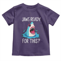 Funny Shark Lover Toddler T Shirt Are Jaw Ready For This Ocean Wildlife - Wonder Print Shop