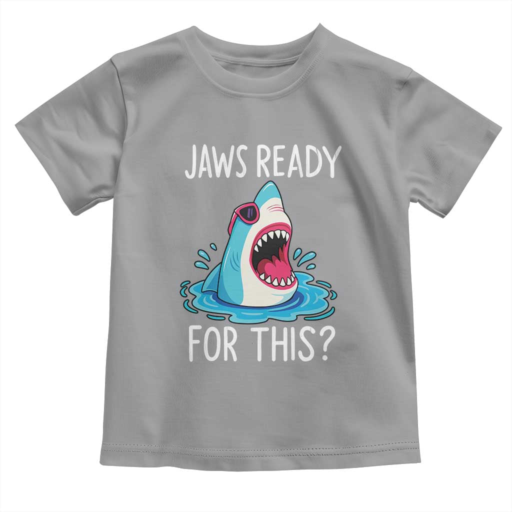 Funny Shark Lover Toddler T Shirt Are Jaw Ready For This Ocean Wildlife - Wonder Print Shop
