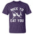 Funny Shark Lover T Shirt Nice To Eat You - Wonder Print Shop