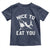 Funny Shark Lover Toddler T Shirt Nice To Eat You - Wonder Print Shop