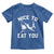 Funny Shark Lover Toddler T Shirt Nice To Eat You - Wonder Print Shop