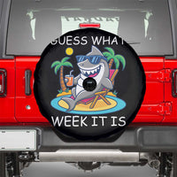 Funny Shark Lover Week Spare Tire Cover Week Guess What Week It Is Summer Beach - Wonder Print Shop