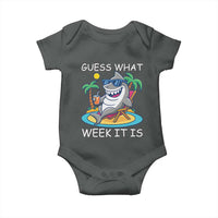 Funny Shark Lover Week Baby Onesie Week Guess What Week It Is Summer Beach - Wonder Print Shop